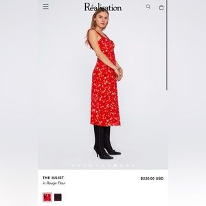 Realization Par THE JULIET in Rouge Fleur in Size Small